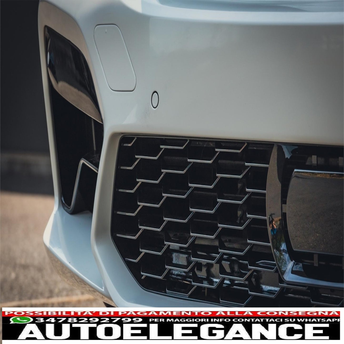 front bumper suitable for bmw 5 series g30 g31 limousine touring (2017-2019) m5 sport restyling design 