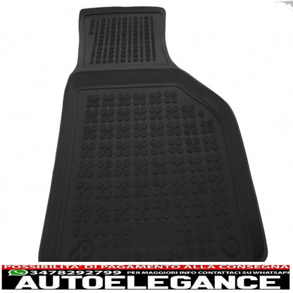 Black rubber mat suitable for vw jetta 2010+, passat b6 b7 cc 2005-2012, tiguan 2007-2015