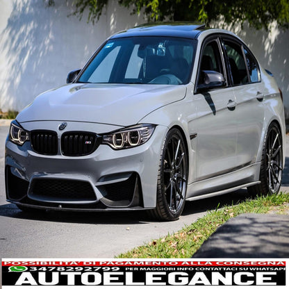 Front Bumper Spoiler Wings Fit For BMW F80 M3 F82/F83 M4 (2014-2019) 