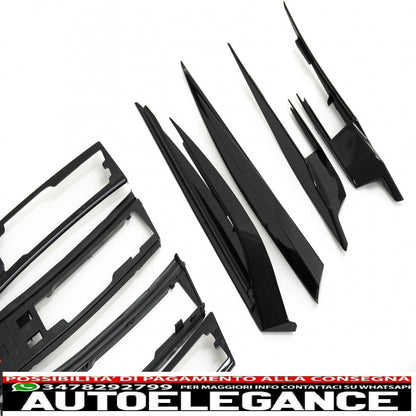 Roof Rails Suitable for Land Range Rover Evoque L538 (2011-2018) Piano Black