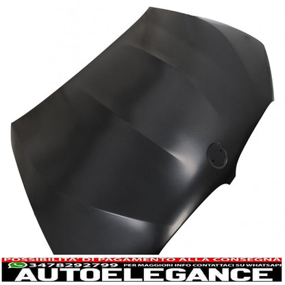 cofano cofano adatto per bmw serie 5 g30 berlina g31 touring g38 (2017-2019) m5 look AUTOELEGANCERICAMBI