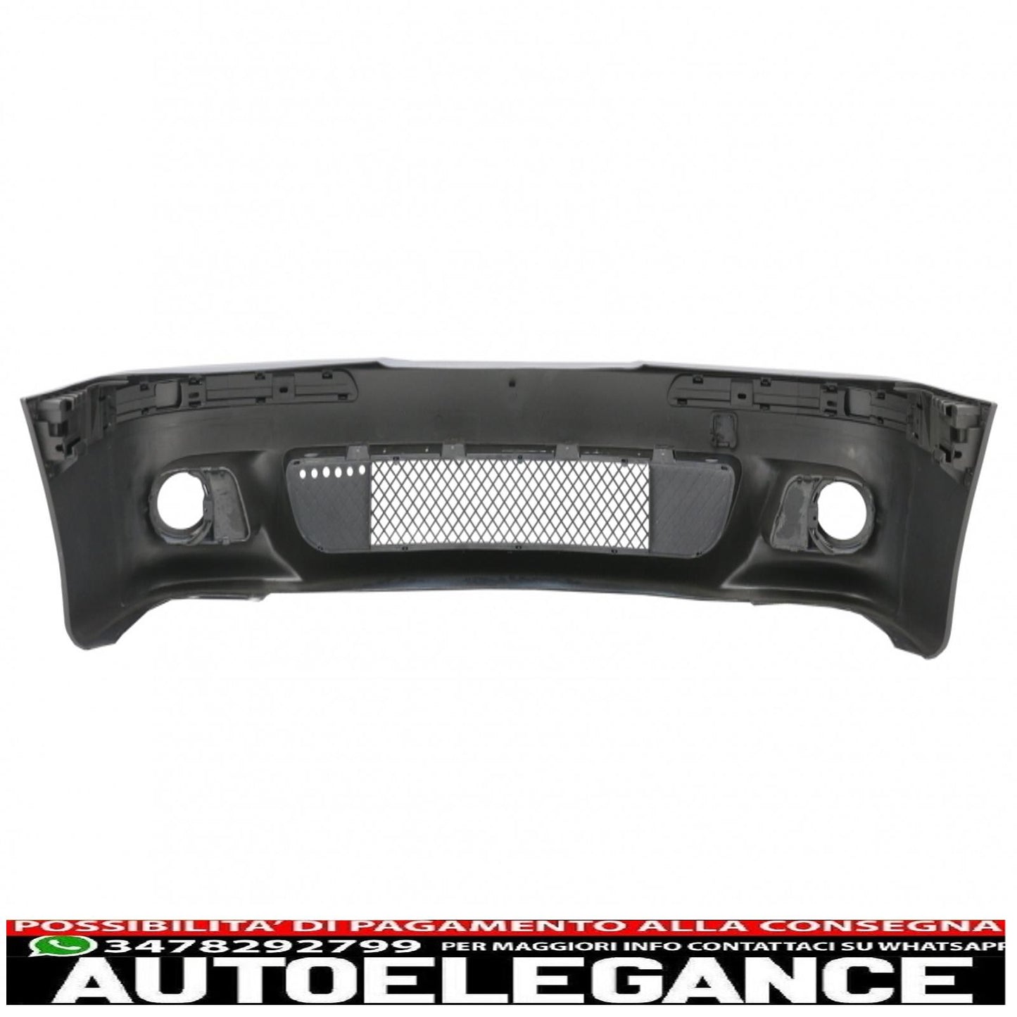 body kit suitable for bmw 5 series e39 (1997-2003) double outlet m5 design with chrome fog lights and piano black central grilles