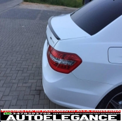 trunk spoiler suitable for mercedes e class w212 (2009-2016) restyling piano black design