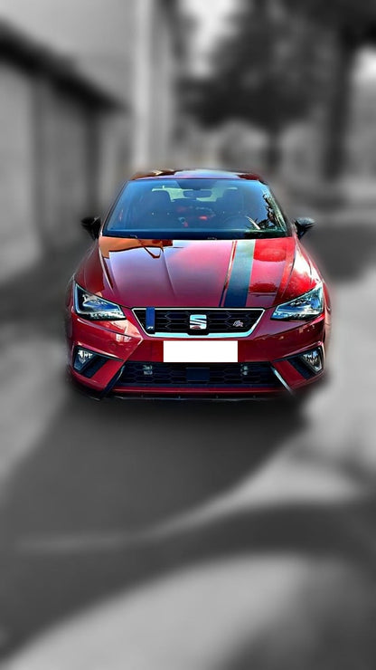 SPLITTER 3 PEZZI ADATTO PER SEAT IBIZA 5 6J FR 2017+ LOOK NERO LUCIDO