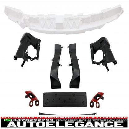 kit carrozzeria completo adatto per bmw serie 4 f32 f33 (2013-02.2017) design m-performance con parafanghi anteriori e cofano motore