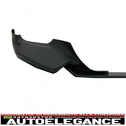 front bumper suitable for bmw 5 series g30 g31 limousine touring (2017-2019) with m5 design spoiler 