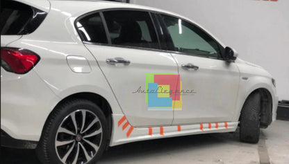 SKIRTS SUITABLE FOR FIAT TIPO HB SW SEDAN 2015+ RAW LOOK SPORT DESIGN 
