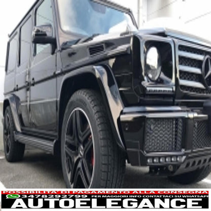 Front bumper spoiler LED daytime running light extension suitable for mercedes G-class W463 (1989-up)