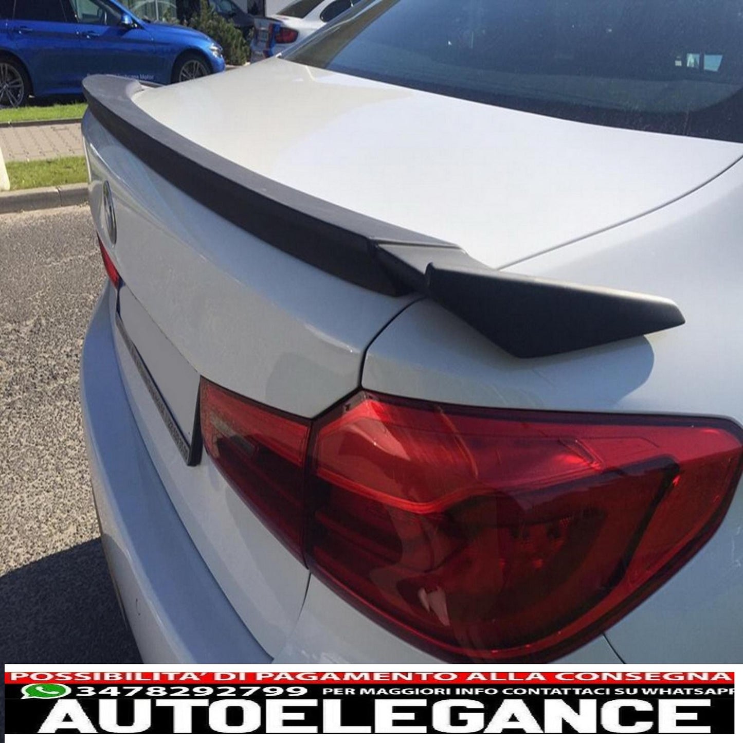 Trunk spoiler suitable for BMW 5 Series G30 (2017 onwards) H design 
