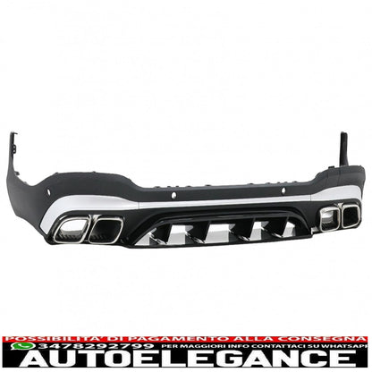 body kit suitable for mercedes glc suv facelift x253 (2020-up) glc63 chrome design 