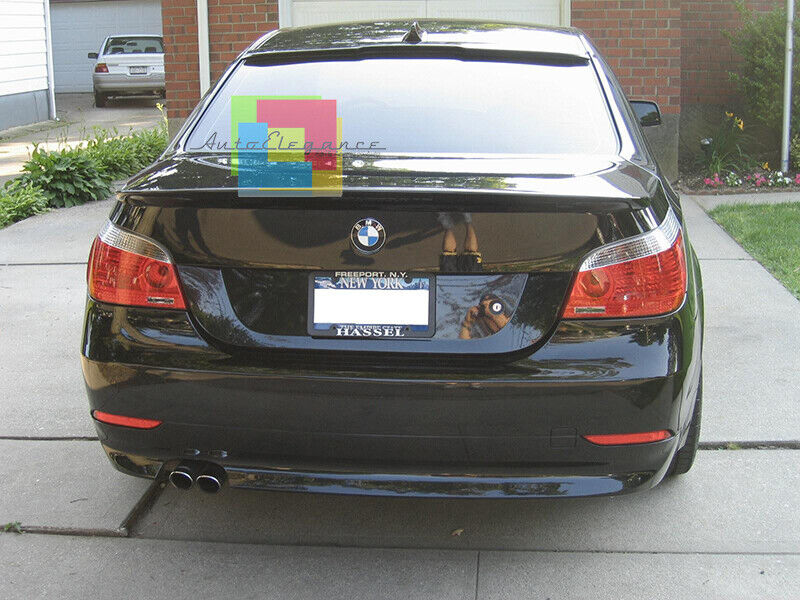 BMW SERIE 5 E60 BERLINA SPOILER LUNOTTO POSTERIORE SUL TETTO LOOK M5 IN ABS AUTOELEGANCERICAMBI