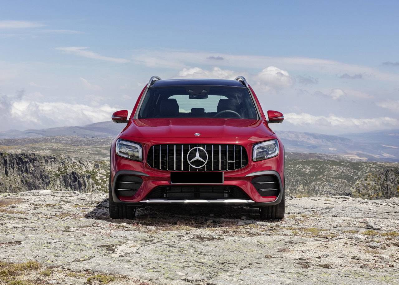 GRILLE SUITABLE FOR MERCEDES-BENZ GLB X247 AMG GT LOOK CHROME SPORTY DESIGN 