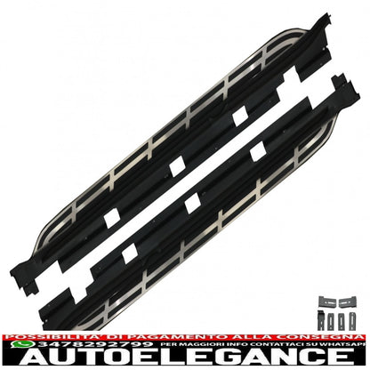 Running Boards Side Steps Skid Plates Offroad Suitable For Porsche Macan (2014-2016)