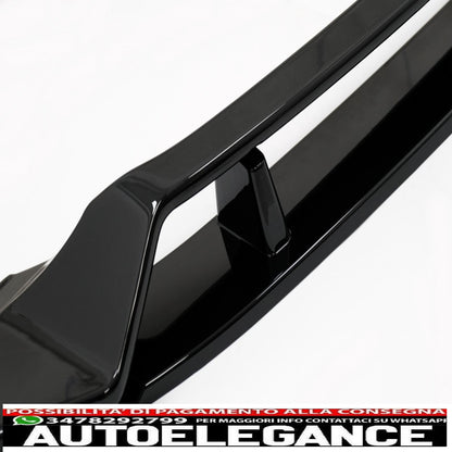 Front Bumper Spoiler Lip Fit For BMW X7 G07 LCI M Sport (2020-up) Piano Black 