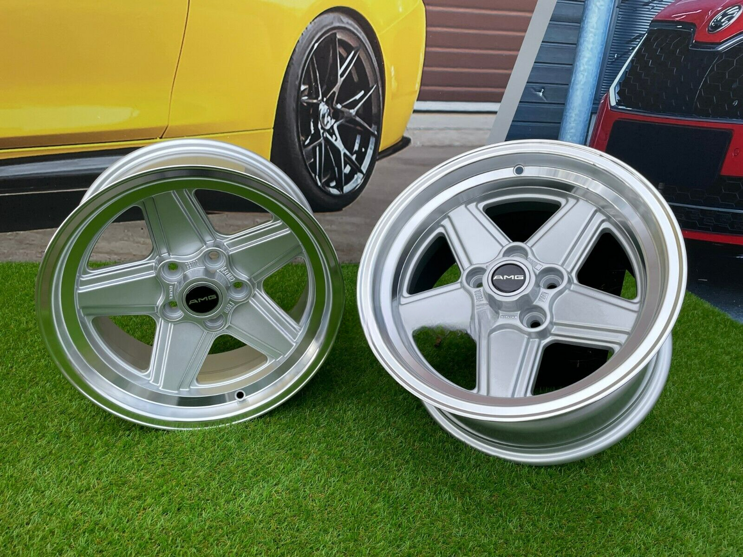 SUITABLE for Mercedes ES Sl CL 16 inch 5x112 8J + 9J AMG Penta 