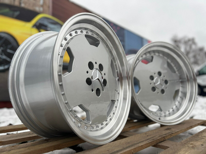 Suitable for Mercedes SL 17 inch 5x112 PERFORMA 25 AMG Monobloc Deep Dish Wheels 