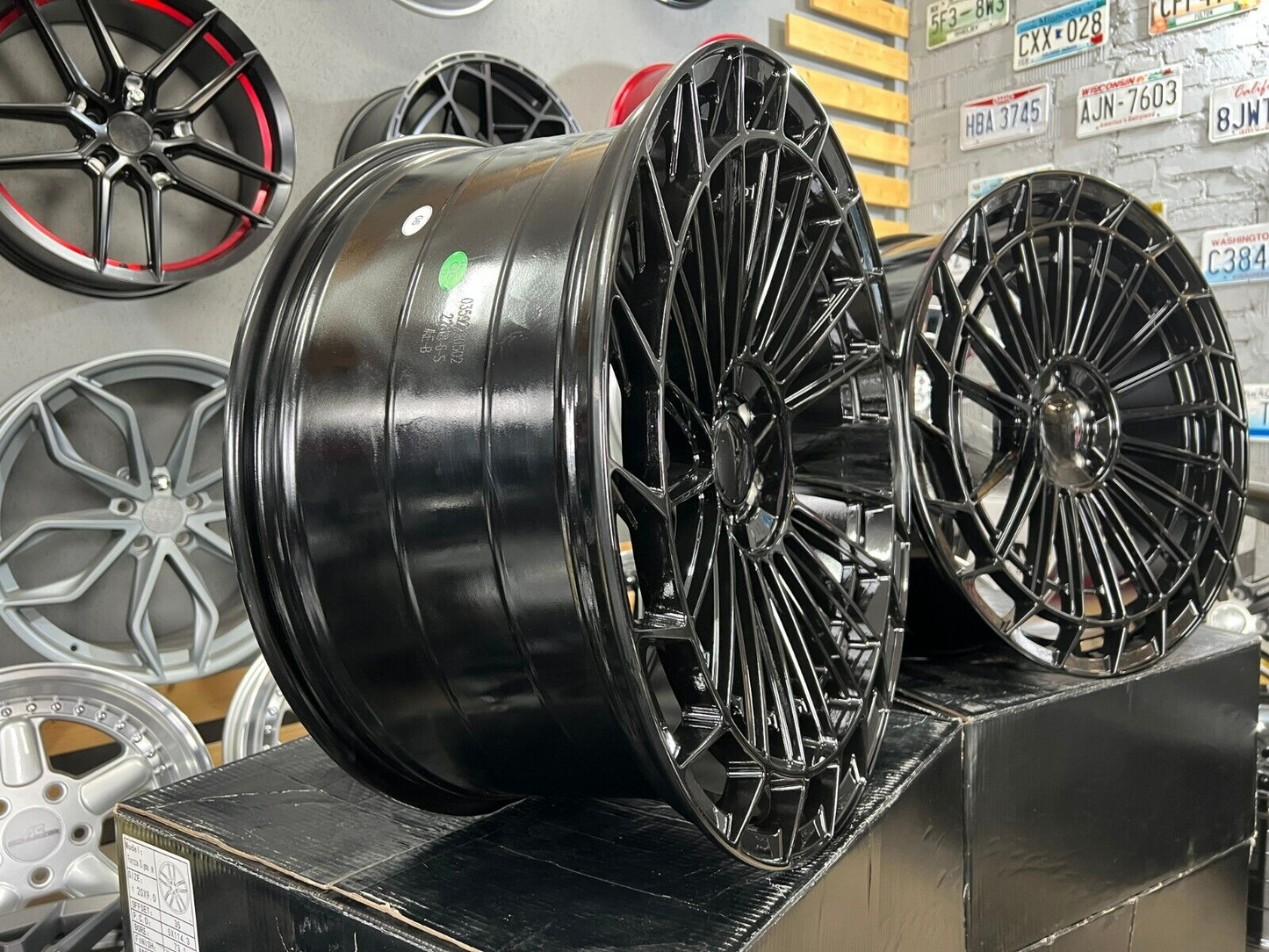 ADATTO per Mercedes Benz E Classe C 19 inch 5X112 8J + 9J AMG Maybach style Ruot