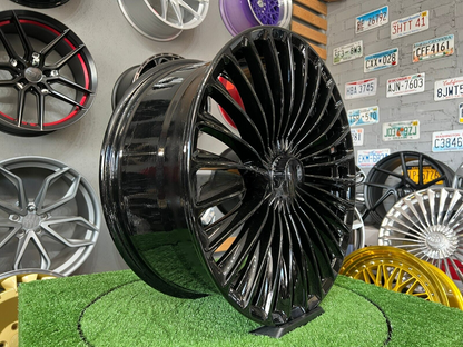 ADATTO per Mercedes Benz E S Classe 20 inch 5X112 Lusso maybach style Nero Ruote