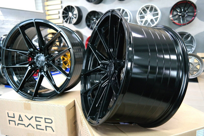 ADATTO per BMW 5 7 G Serie Audi Mercedes CERCHI IN LEGA 22 inch 5x112 HAXER HX036