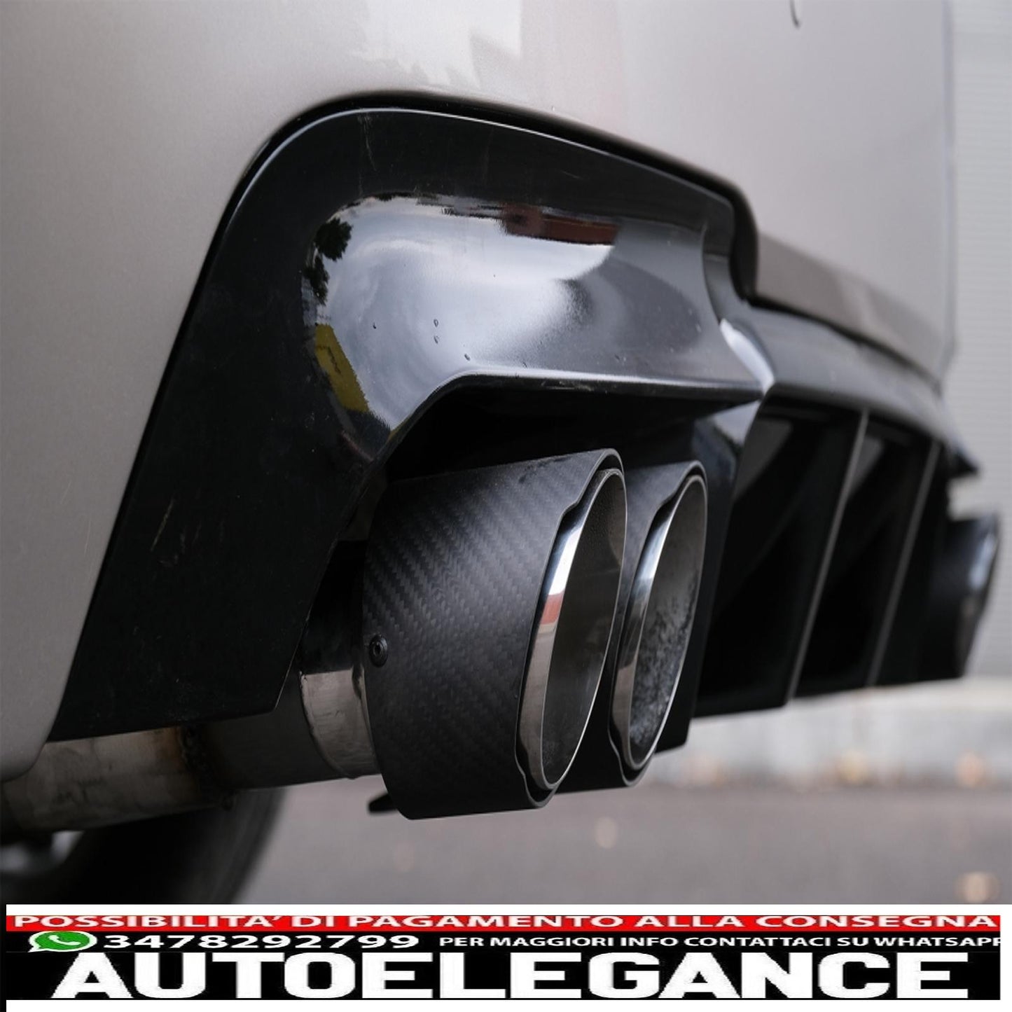 Double outlet air diffuser suitable for bmw 5 series f10 f11 (2011-2017) m design 