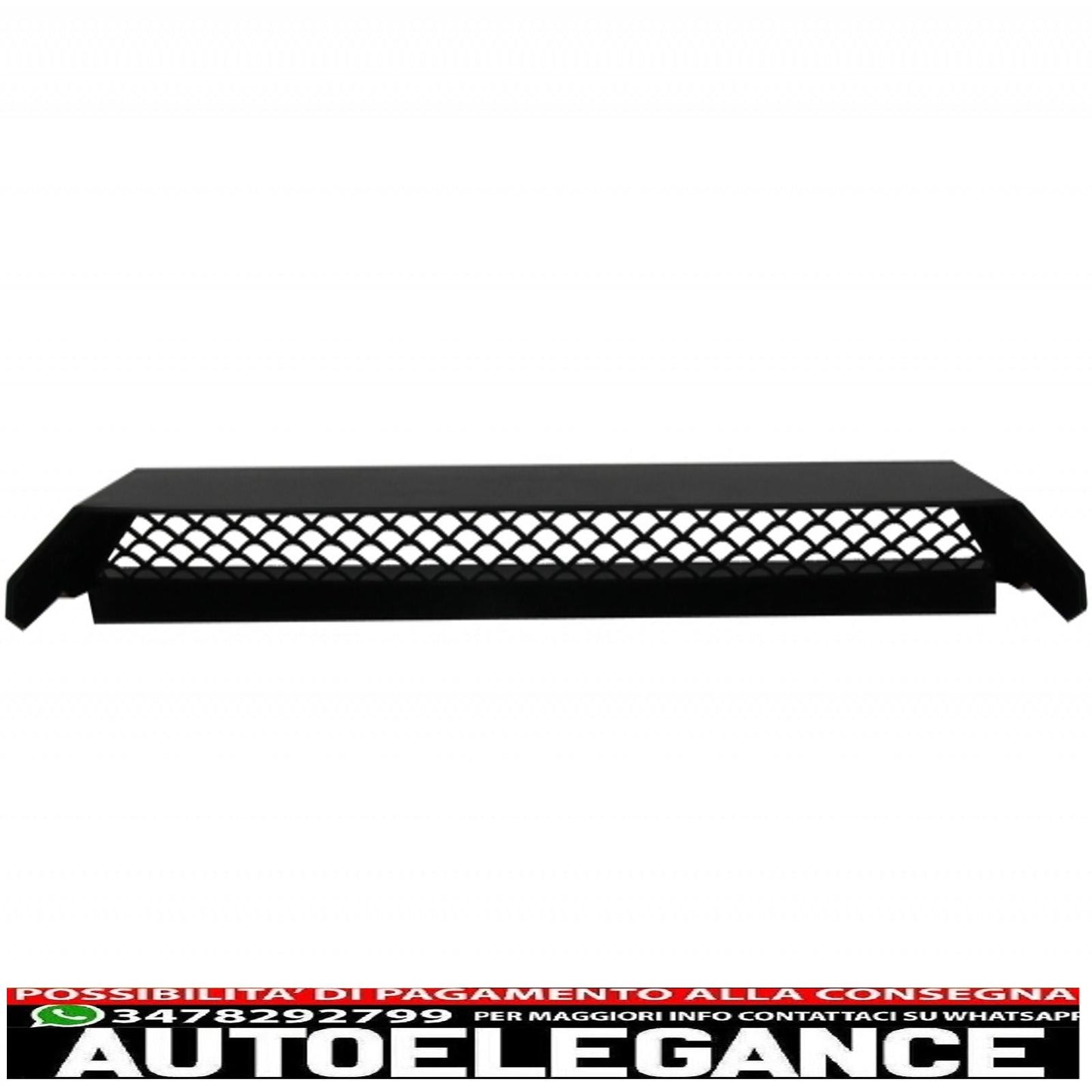 Front bumper spoiler led extension drl and upper spoiler suitable for mercedes g class w463 (1989-2017) 