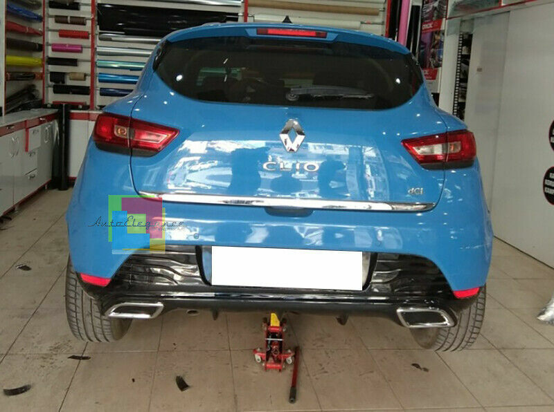UNDER REAR BUMPER - RENAULT CLIO IV RS DESIGN DIFFUSER IN ABS