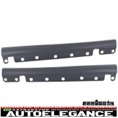 gruppo completo paraurti anteriore con griglia centrale adatto per mercedes classe s w221 (2005-2010) s63 s65 design e minigonne laterali versione corta