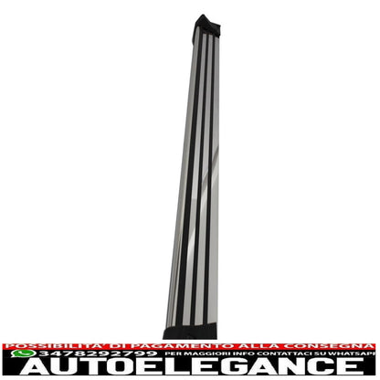 aggiungi sulle modanature delle porte strisce in carbonio con decalcomanie laterali adesivo in vinile nero opaco e gradini laterali adatto per mercedes classe g w463 (1989-2018) AUTOELEGANCERICAMBI