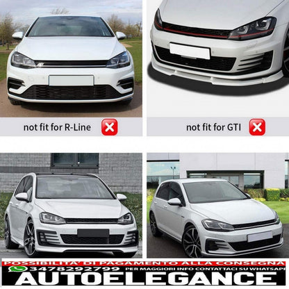 Fog lights suitable for vw golf 7 vii (2013-2017) 