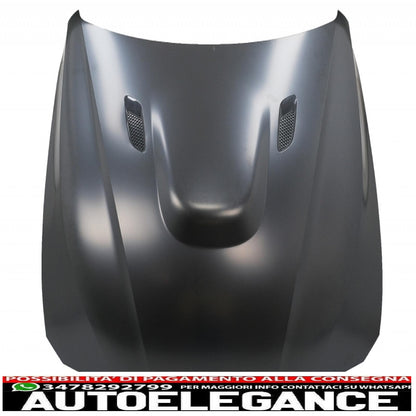 kit carrozzeria completo adatto per bmw serie 3 f30 (2011-2019) design m-performance con doppie punte cromate e parafanghi anteriori e cofano motore