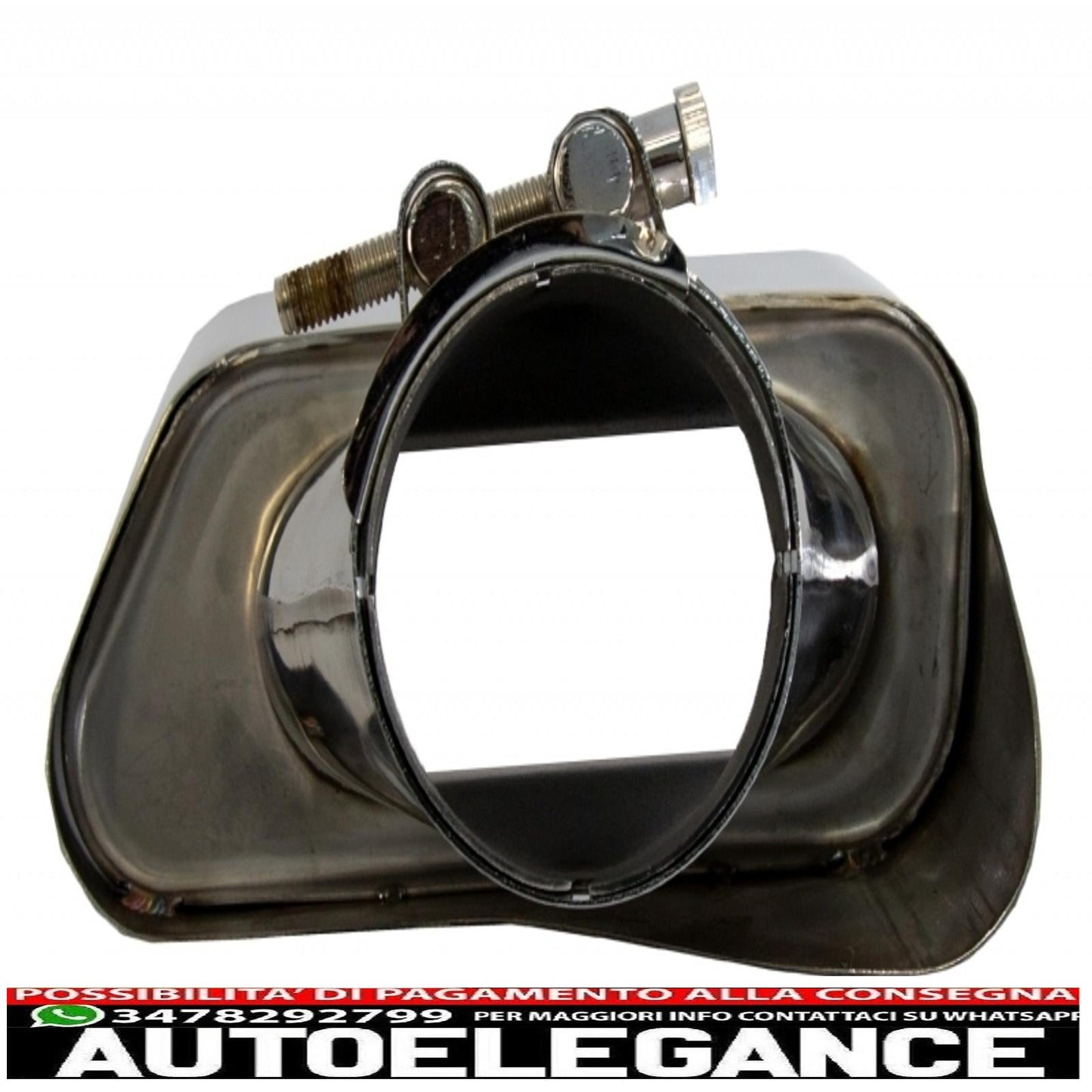diffusore d'aria a doppia uscita adatto per bmw f10 f11 (2011-2017) con terminali di scarico sport m-teck 550i v8 lci quadrati