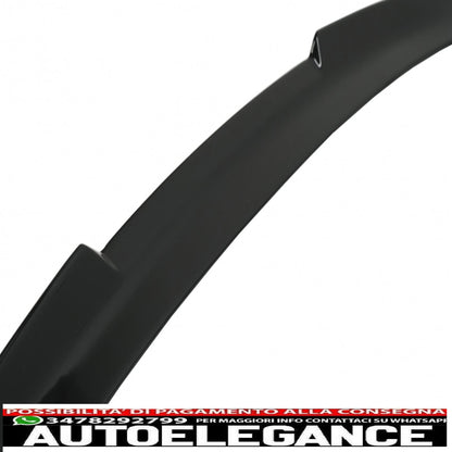 spoiler bagagliaio adatto per bmw serie 3 f30 f80 m3 berlina (2011-2019) pianoforte nero