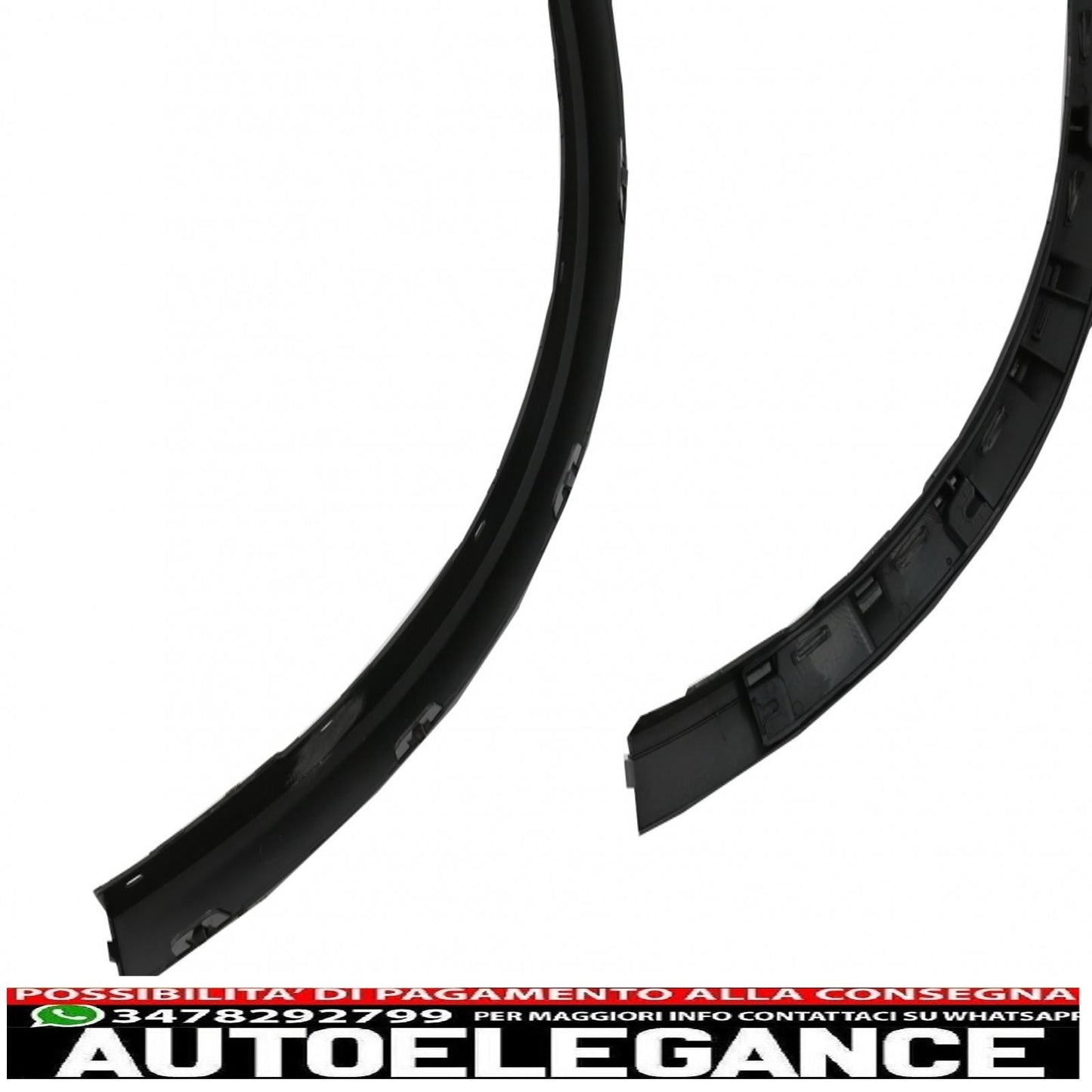 parafanghi passaruota adatti per bmw x5 f15 (2014-2018) piano nero e pedane