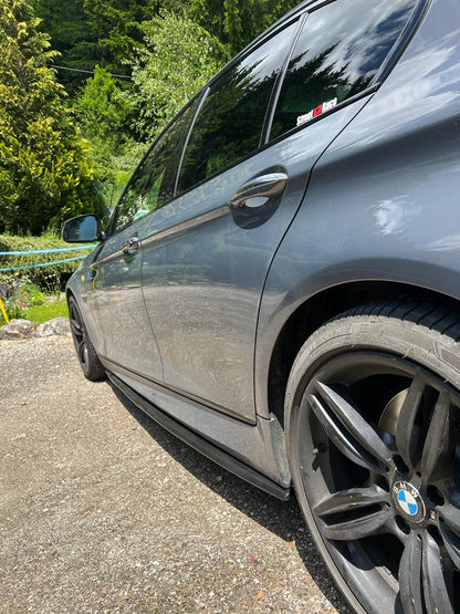 SOTTO MINIGONNE ADATTE PER BMW SERIE 1 F40 M SPORT ABS LOOK NERO LUCIDO