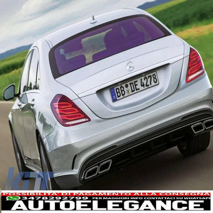 Punte per silenziatore di scarico adatte per mercedes benz classe s w222 classe e w212 s212 facelift cls w218 classe sl r231 e63 s63 sl65 a-design