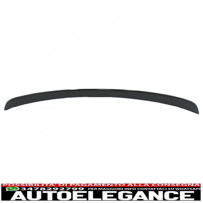 trunk spoiler with side indicator turn signal covers suitable for tesla model s (10.2016-up) real carbon