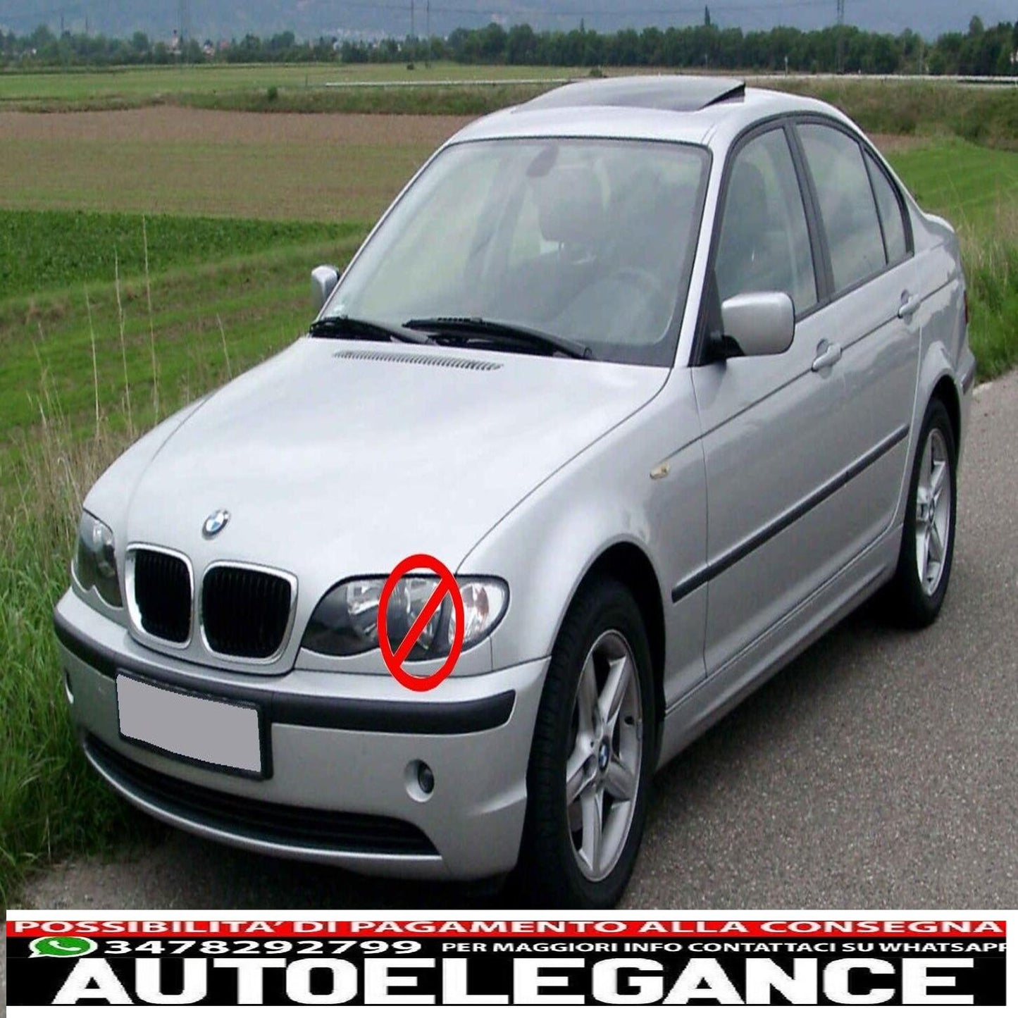 Coprifanetti Portafendinebbia per BMW 3 E46 1998-2005 M3 M-Technik M-Sport Design-mostra il titolo originaleTesto originaleFog Lights Holder Covers for BMW 3 E46 1998-2005 M3 M-Technik M-Sport Design