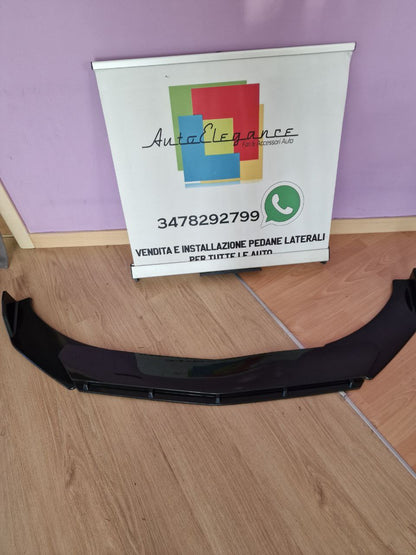FRONTSPLITTER PASSEND FÜR FIAT PUNTO 188 SCHWARZGLÄNZEND LOOK SPORTLICHES DESIGN