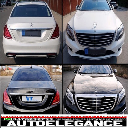 body kit suitable for mercedes s class w222 sport line package (2013-06.2017) design s63