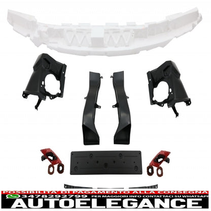 Complete body kit with matt black trunk spoiler suitable for BMW 4 Series F32 Coupe (2013-up) M-Performance design