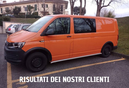 WIDENED MUDGUARDS SUITABLE FOR VW TRANSPORTER T6 T6.1 2016-2020 SPORTY LOOK