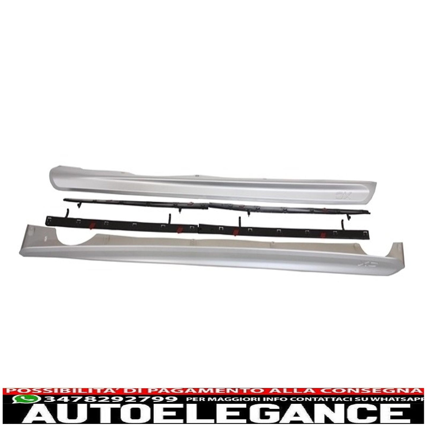 kit piastre paramotore e minigonne laterali adatti a volvo xc60 (2008-2013) r look