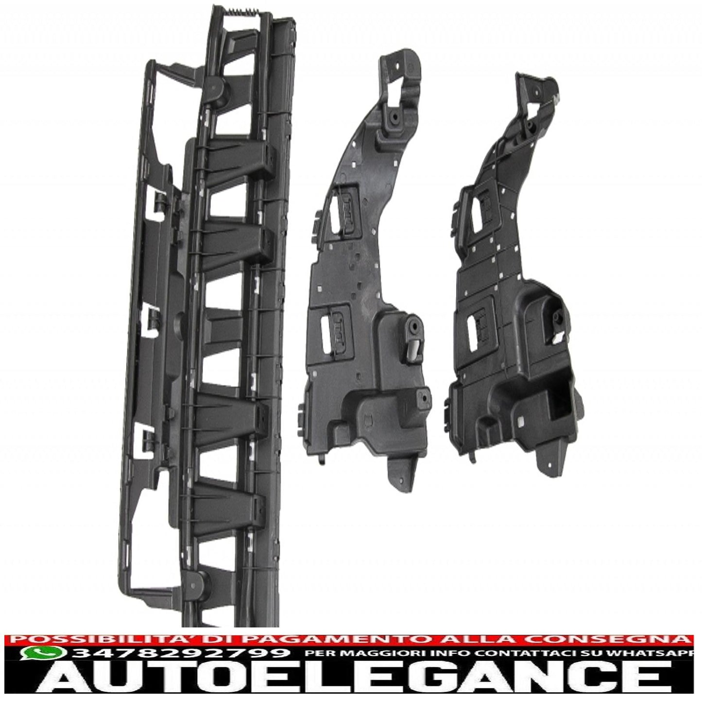 Paraurti anteriore completo con diffusore e minigonne laterali adatto a mercedes classe c w205 s205 (2014-2020) solo spot line amg