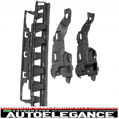 Paraurti anteriore completo con diffusore e minigonne laterali adatto a mercedes classe c w205 s205 (2014-2020) solo spot line amg