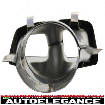 Exhaust tips suitable for mercedes m-class w166 (2012-2015) cls-class w218 facelift cls63 chrome edition 