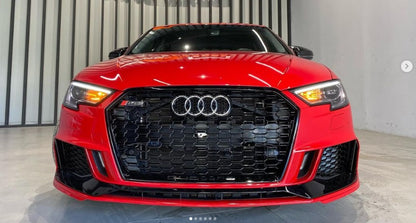 FRONT BUMPER SUITABLE FOR AUDI A3 8V 2017-2020 HATCHBACK LOOK RS3