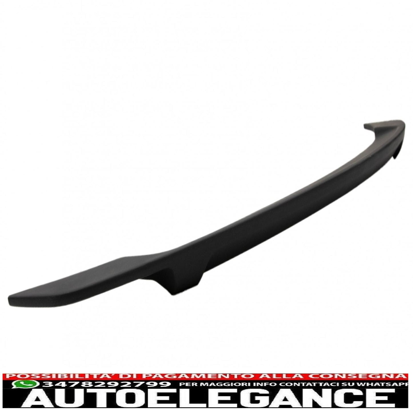 trunk spoiler suitable for mercedes c-class w205 (2014-2020) gts-design matt black 