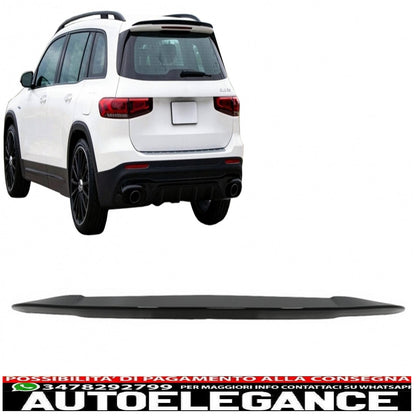 Trunk Lid Spoiler Suitable for Mercedes GLB X247 (2019-up) Piano Black 