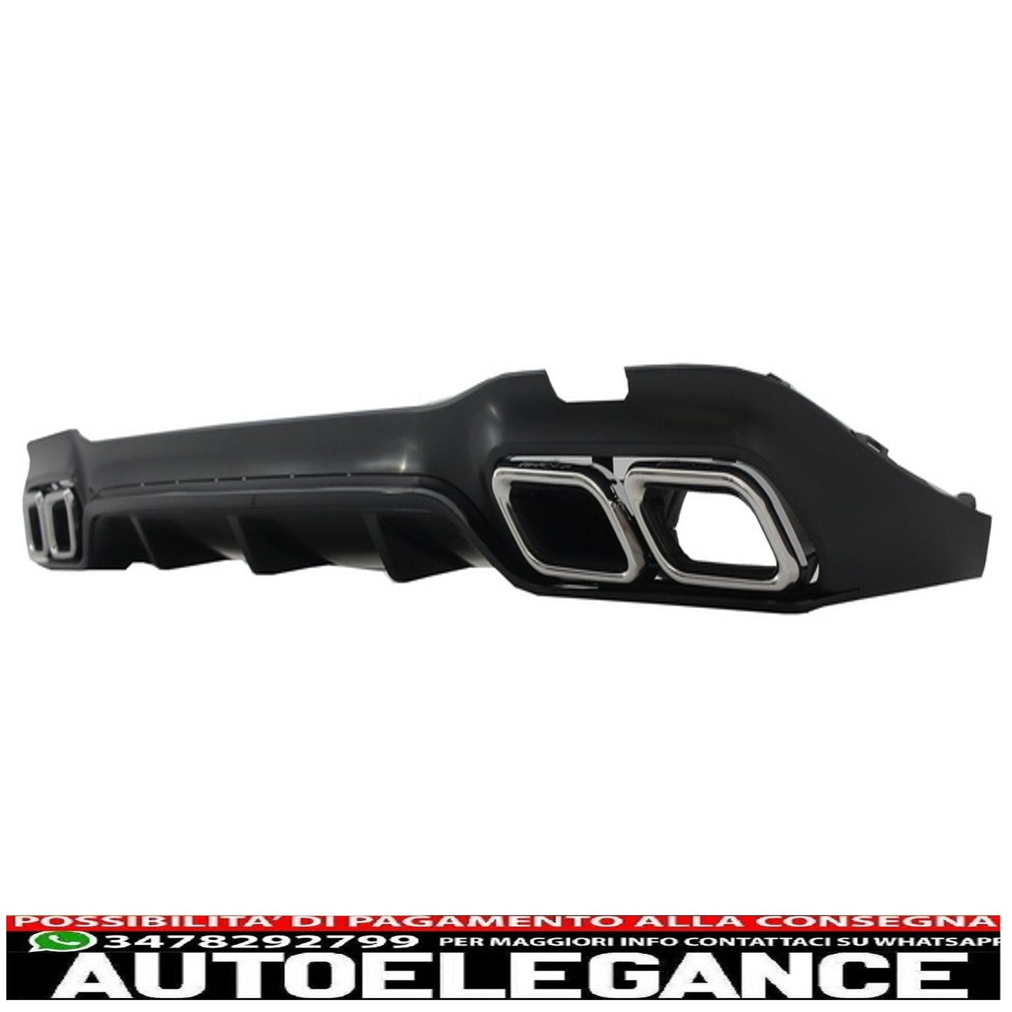 body kit suitable for mercedes e-class w213 (2016-2019) exhaust muffler tips design e63 