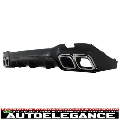 body kit suitable for mercedes e-class w213 (2016-2019) exhaust muffler tips design e63 